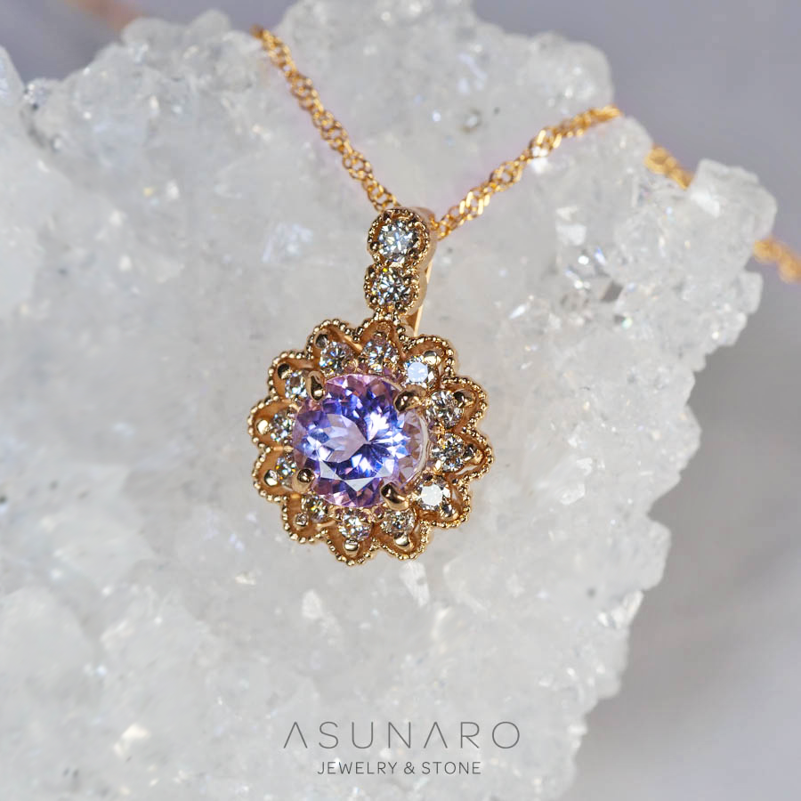 ネックレスペンダントトップ枠 お仕立て用】空枠番号：3474C ペンダントトップ枠【オーダージュエリー