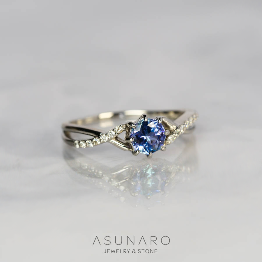 【お仕立て用】空枠番号：4606C リング枠【オーダージュエリー用】