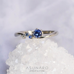 【お仕立て用】空枠番号：ASU-12　リング枠【オーダージュエリー用】