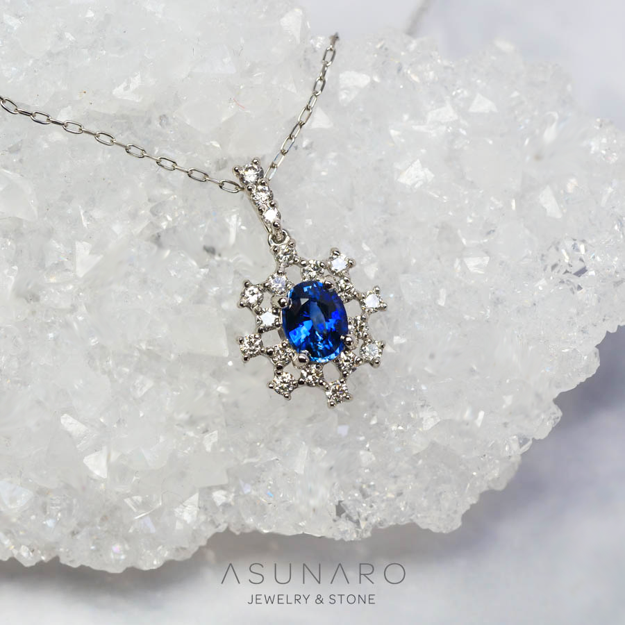 【お仕立て用】空枠番号：5642C　ペンダントトップ枠　取り巻き【オーダージュエリー用】