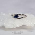 【お仕立て用】空枠番号：ASU-12　リング枠【オーダージュエリー用】