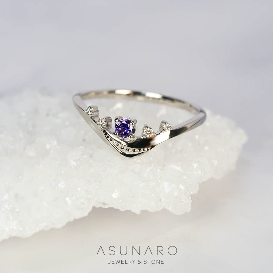 【お仕立て用】空枠番号：S255A　リング枠【オーダージュエリー用】