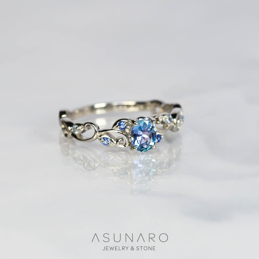 【お仕立て用】空枠番号：S07A　リング枠【オーダージュエリー用】