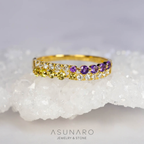 【お仕立て用】空枠番号：4842C　2mm用　リング枠　ハーフエタニティ【オーダージュエリー用】hpv