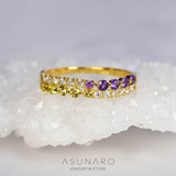 【お仕立て用】空枠番号：4842C　2mm用　リング枠　ハーフエタニティ【オーダージュエリー用】hpv