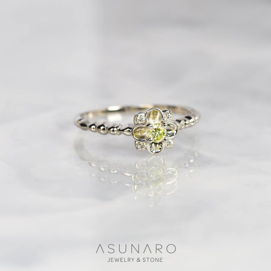 【お仕立て用】空枠番号：5173C　2.5mm用　リング枠　【オーダージュエリー用】