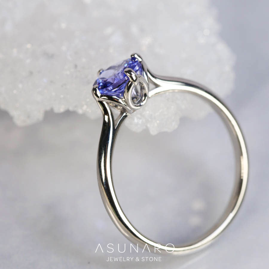 【お仕立て用】空枠番号：ASU-14　ダイヤなし　リング枠【オーダージュエリー用】