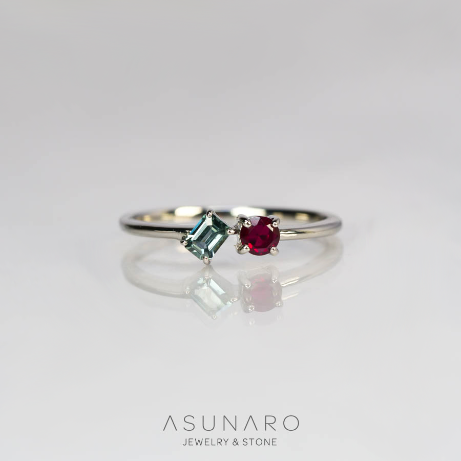 【お仕立て用】空枠番号：5869I　リング枠　ダイヤなし【オーダージュエリー用】