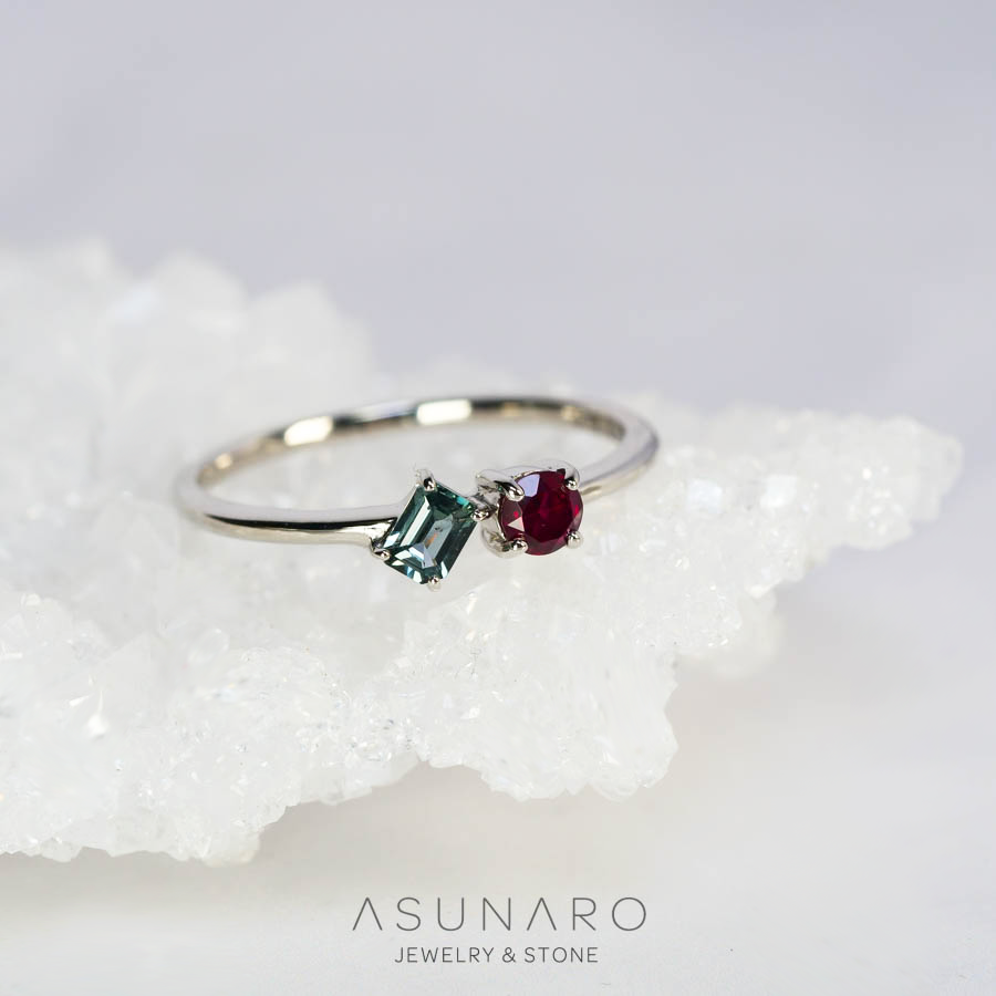 【お仕立て用】空枠番号：5869I　リング枠　ダイヤなし【オーダージュエリー用】