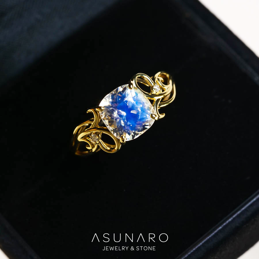 【お仕立て用】空枠番号：3587C　リング枠【オーダージュエリー用】