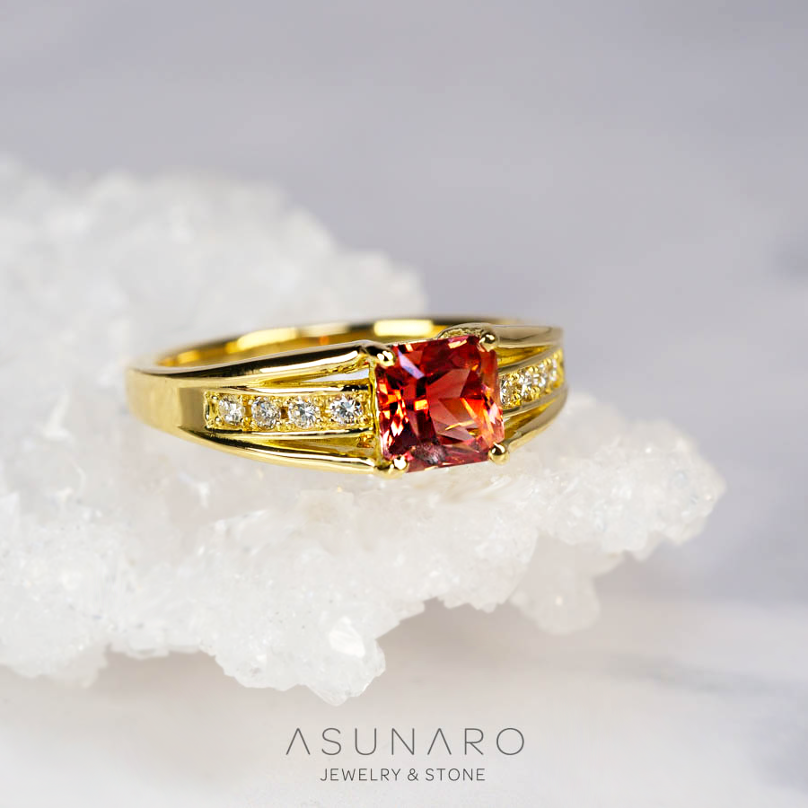 【お仕立て用】空枠番号：3412C　リング枠【オーダージュエリー用】