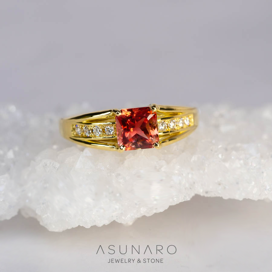 【お仕立て用】空枠番号：3412C　リング枠【オーダージュエリー用】