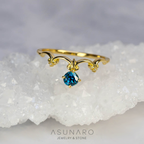 【お仕立て用】空枠番号：S252A　リング枠　V字枠【オーダージュエリー用】