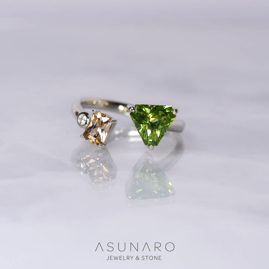 【お仕立て用】空枠番号：5163C　フォークリング　リング枠【オーダージュエリー用】hpv