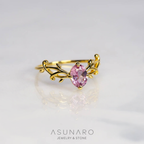 【お仕立て用】空枠番号：S41A　リング枠　V字枠　ダイヤなし【オーダージュエリー用】