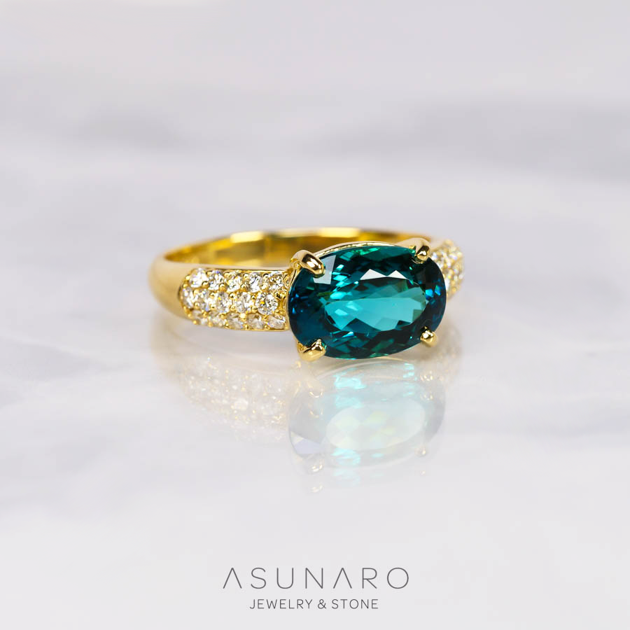 【お仕立て用】空枠番号：5129C　リング枠　パヴェ【オーダージュエリー用】hpv