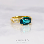 【お仕立て用】空枠番号：5129C　リング枠　パヴェ【オーダージュエリー用】hpv