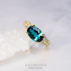 【お仕立て用】空枠番号：5129C　リング枠　パヴェ【オーダージュエリー用】hpv