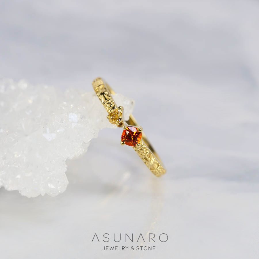 【お仕立て用】空枠番号：5297C　リング枠　ダイヤなし【オーダージュエリー用】