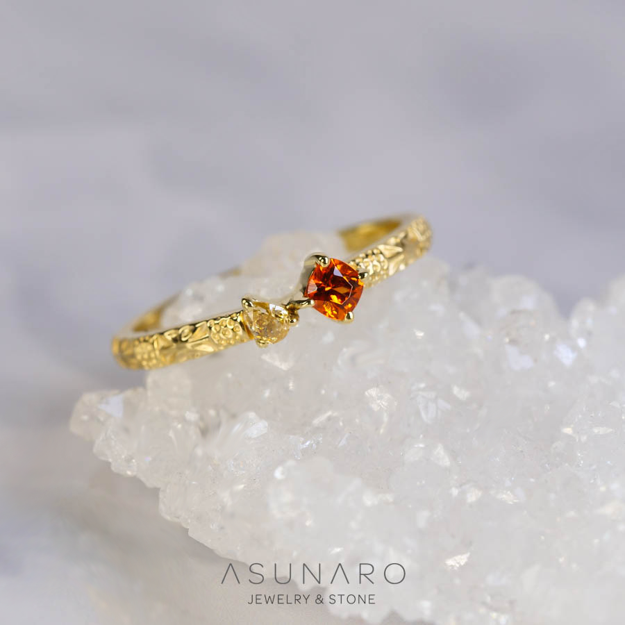 【お仕立て用】空枠番号：5297C　リング枠　ダイヤなし【オーダージュエリー用】