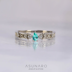 【お仕立て用】空枠番号：S90A　リング枠【オーダージュエリー用】