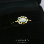 【お仕立て用】空枠番号：5556C　リング枠【オーダージュエリー用】