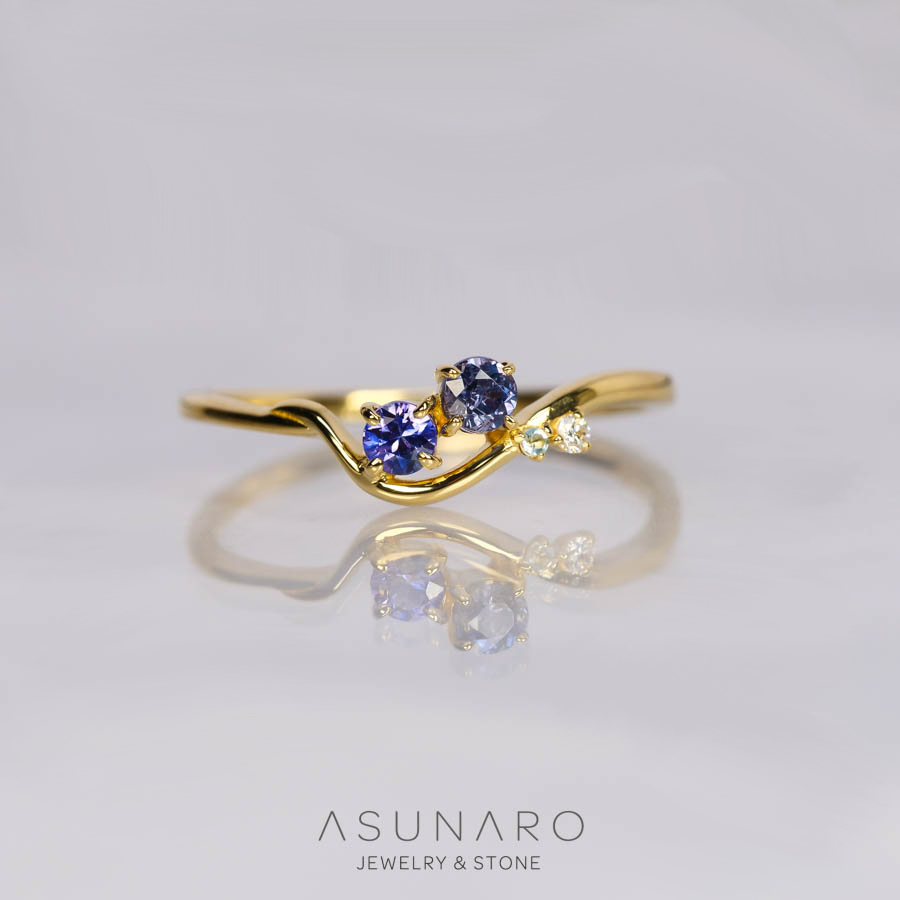 【お仕立て用】空枠番号：S89A　リング枠【オーダージュエリー用】