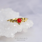 【お仕立て用】空枠番号：S85A　リング枠　V字枠【オーダージュエリー用】