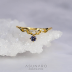 【お仕立て用】空枠番号：S260A　リング枠　V字　ティアラ【オーダージュエリー用】