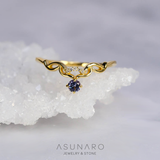 【お仕立て用】空枠番号：S260A　リング枠　V字　ティアラ【オーダージュエリー用】