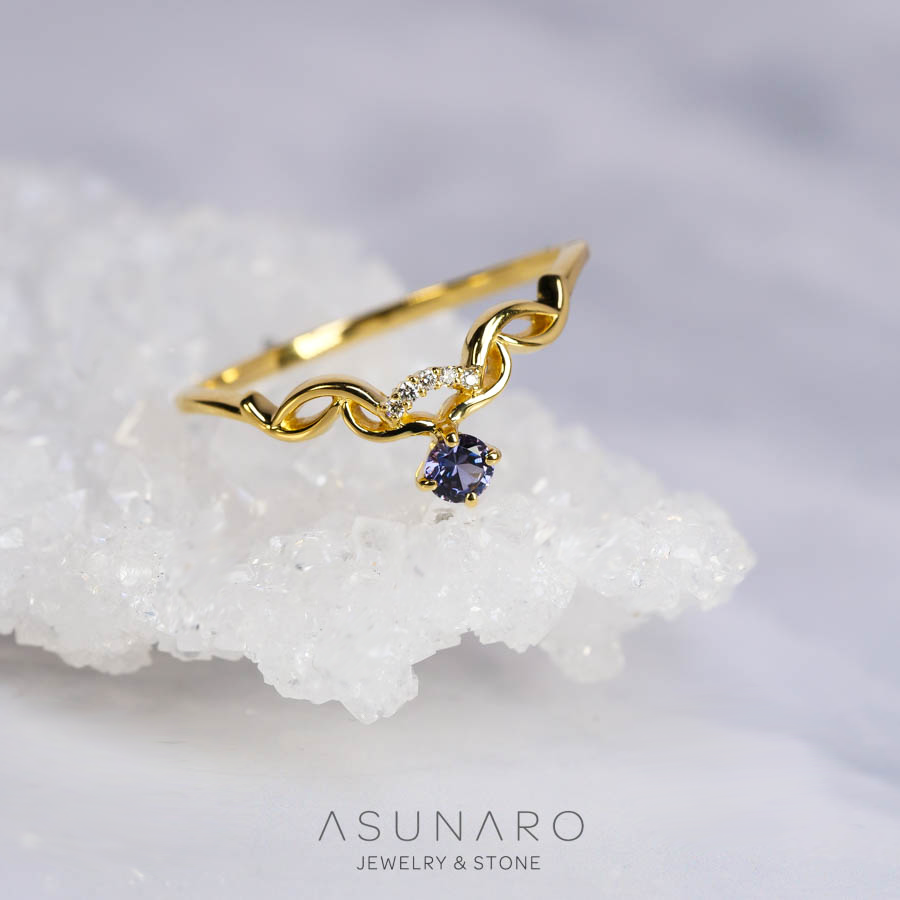 【お仕立て用】空枠番号：S260A　リング枠　V字　ティアラ【オーダージュエリー用】