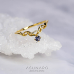 【お仕立て用】空枠番号：S260A　リング枠　V字　ティアラ【オーダージュエリー用】