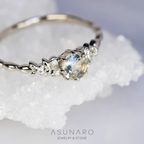 【お仕立て用】空枠番号：5455C　リング枠　【オーダージュエリー用】