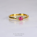 【お仕立て用】空枠番号：4573C　リング枠【オーダージュエリー用】