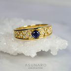 【お仕立て用】空枠番号：1351C　リング枠【オーダージュエリー用】