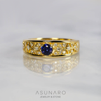 【お仕立て用】空枠番号：1351C　リング枠【オーダージュエリー用】