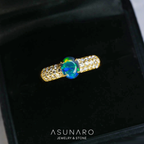 【お仕立て用】空枠番号：5129C　リング枠　パヴェ【オーダージュエリー用】hpv