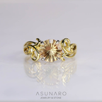 【お仕立て用】空枠番号：3587C　リング枠【オーダージュエリー用】