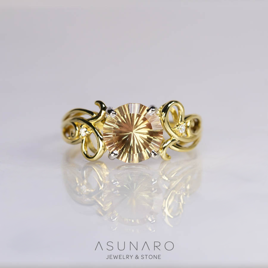 【お仕立て用】空枠番号：3587C　リング枠【オーダージュエリー用】