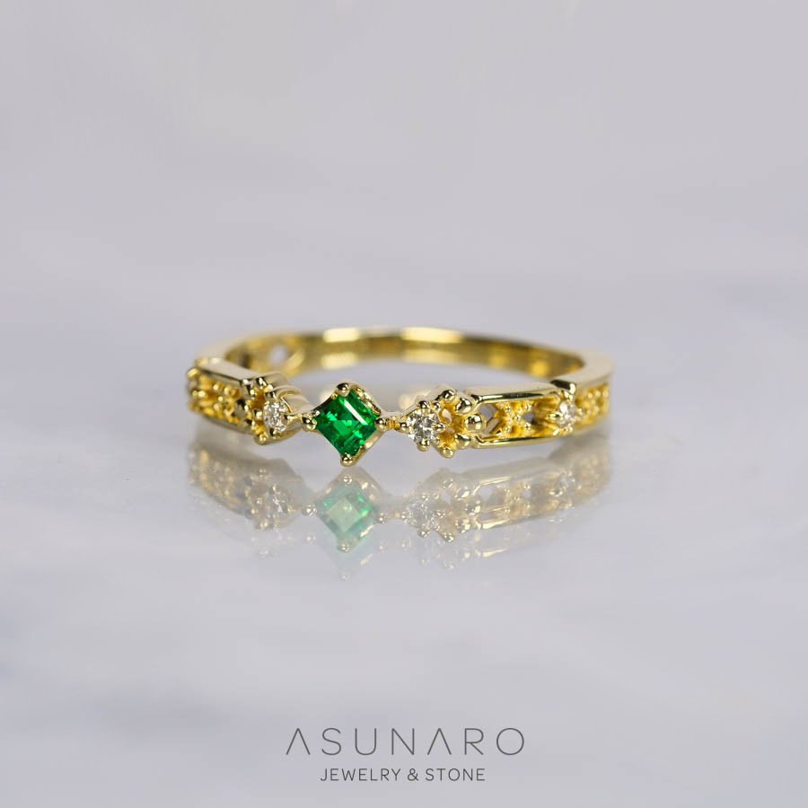 【お仕立て用】空枠番号：S90A　リング枠【オーダージュエリー用】