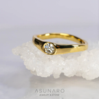 【お仕立て用】空枠番号：3477C　リング枠　ダイヤなし【オーダージュエリー用】