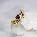 【お仕立て用】空枠番号：S41A　リング枠　V字枠　ダイヤなし【オーダージュエリー用】