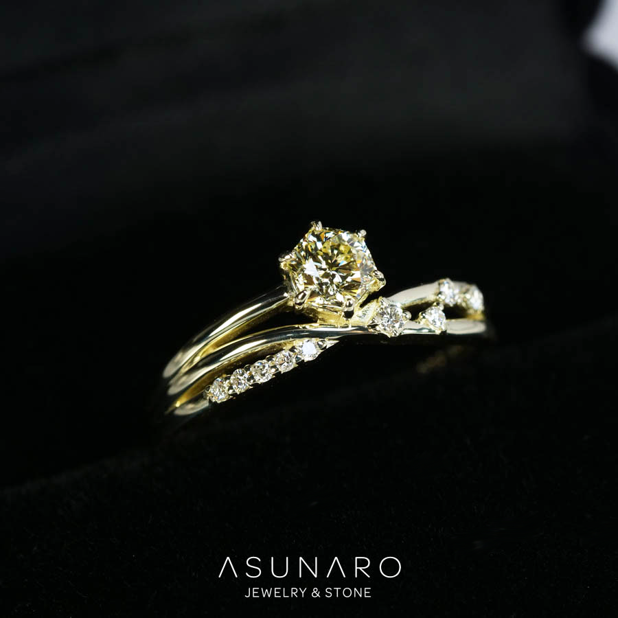 【お仕立て用】空枠番号：S91A　リング枠【オーダージュエリー用】