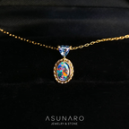 【お仕立て用】空枠番号：額縁ペンダント／ガードル留めペンダント　ペンダントトップ枠【オーダージュエリー用】