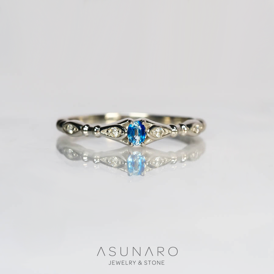 【お仕立て用】空枠番号：5711C　リング枠【オーダージュエリー用】