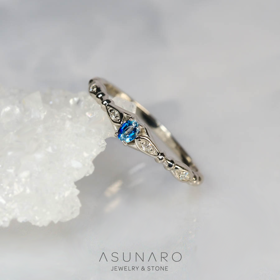 【お仕立て用】空枠番号：5711C　リング枠【オーダージュエリー用】