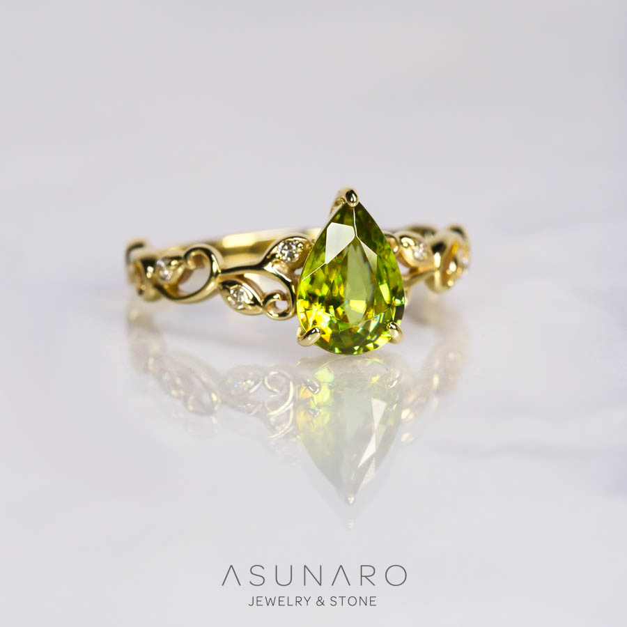 【お仕立て用】空枠番号：S07A　リング枠【オーダージュエリー用】