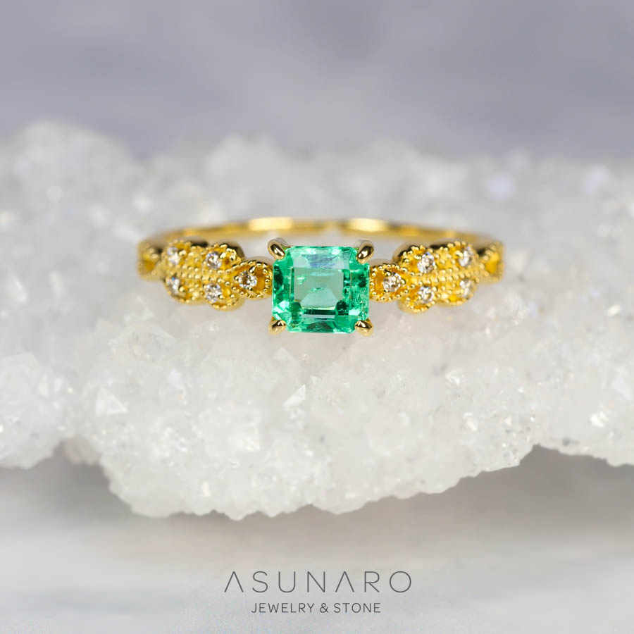 【お仕立て用】空枠番号：5189C　リング枠【オーダージュエリー用】