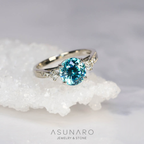 【お仕立て用】空枠番号：5345C　8×7mm　リング枠　【オーダージュエリー用】