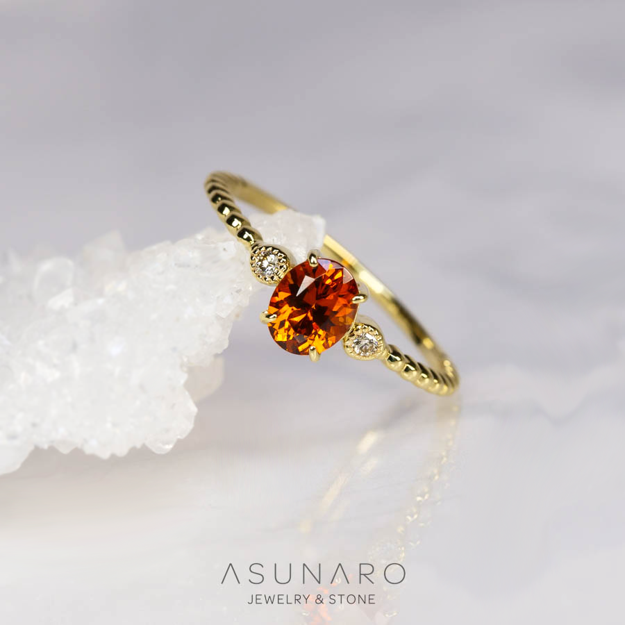 【お仕立て用】空枠番号：4918C　リング枠　【オーダージュエリー用】